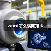 word怎么横向排版（图2）