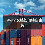 word文档如何锁定表头（图4）