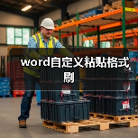 word自定义粘贴格式刷