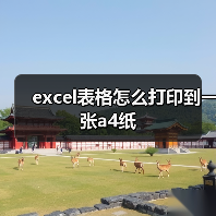 Excel表格A4纸打印设置方法