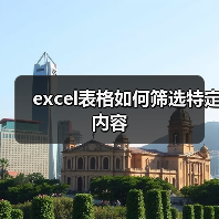 Excel筛选特定内容步骤详解