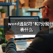 word通配符*和?分别代表什么(图4) word通配符*和?分别代表什么(图4)