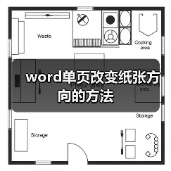 Word单页修改纸张方向的实用方法