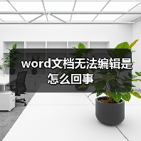 word文档无法编辑是怎么回事(图4) word文档无法编辑是怎么回事(图4)