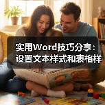 实用Word技巧分享:设置文本样式和表格样式!(图4) 实用Word技巧分享:设置文本样式和表格样式!(图4)