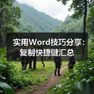 实用Word技巧分享:复制快捷键汇总(图3) 实用Word技巧分享:复制快捷键汇总(图3)