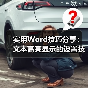实用Word技巧分享:文本高亮显示的设置技巧(图4) 实用Word技巧分享:文本高亮显示的设置技巧(图4)