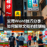 Word文档解除限制编辑的两种实用方法