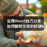 实用Word技巧分享：如何解除文档的限制编辑？（图3）