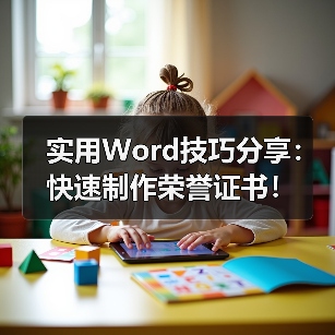 实用Word技巧分享:快速制作荣誉证书!(图2) 实用Word技巧分享:快速制作荣誉证书!(图2)