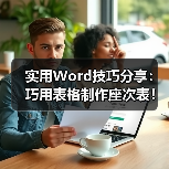 实用Word技巧分享:巧用表格制作座次表!(图1) 实用Word技巧分享:巧用表格制作座次表!(图1)