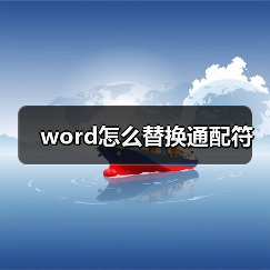 word怎么替换通配符(图3) word怎么替换通配符(图3)