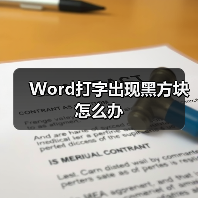 Word打字出现黑方块怎么办(图3) Word打字出现黑方块怎么办(图3)