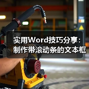 实用Word技巧分享：制作带滚动条的文本框（图3）
