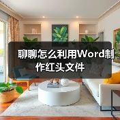 聊聊怎么利用Word制作红头文件(图1) 聊聊怎么利用Word制作红头文件(图1)