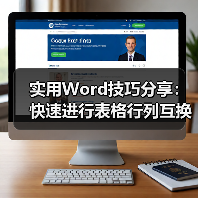 实用Word技巧分享:快速进行表格行列互换(图1) 实用Word技巧分享:快速进行表格行列互换(图1)