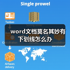 word文档莫名其妙有下划线怎么办(图2) word文档莫名其妙有下划线怎么办(图2)