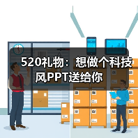 520礼物：想做个科技风PPT送给你（图4）