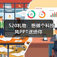 520礼物：想做个科技风PPT送给你（图3）