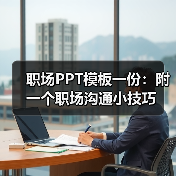 职场PPT模板一份:附一个职场沟通小技巧(图3) 职场PPT模板一份:附一个职场沟通小技巧(图3)