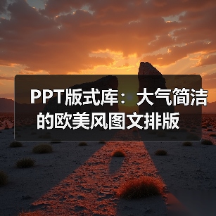 PPT版式库:大气简洁的欧美风图文排版(图2) PPT版式库:大气简洁的欧美风图文排版(图2)