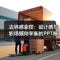 边界感拿捏:设计感与职场倾向平衡的PPT模板(图1) 边界感拿捏:设计感与职场倾向平衡的PPT模板(图1)