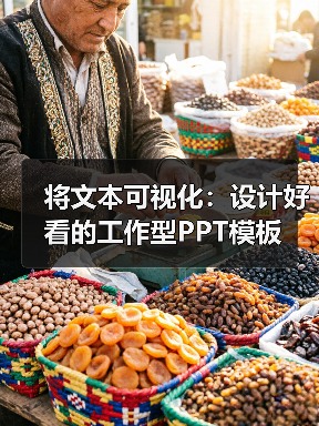 将文本可视化:设计好看的工作型PPT模板(图4) 将文本可视化:设计好看的工作型PPT模板(图4)