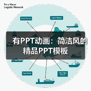 有PPT动画:简洁风的精品PPT模板(图1) 有PPT动画:简洁风的精品PPT模板(图1)