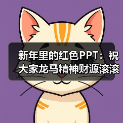 新年里的红色PPT:祝大家龙马精神财源滚滚(图1) 新年里的红色PPT:祝大家龙马精神财源滚滚(图1)