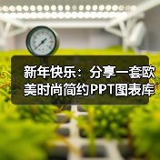 新年快乐:分享一套欧美时尚简约PPT图表库(图2) 新年快乐:分享一套欧美时尚简约PPT图表库(图2)