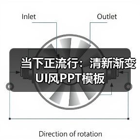 当下正流行:清新渐变UI风PPT模板(图2) 当下正流行:清新渐变UI风PPT模板(图2)