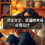烫金文字:高逼格年会必备设计(图4) 烫金文字:高逼格年会必备设计(图4)