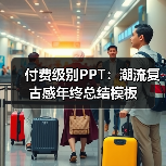 付费级别PPT:潮流复古感年终总结模板(图1) 付费级别PPT:潮流复古感年终总结模板(图1)
