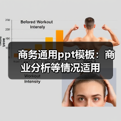 商务通用ppt模板：商业分析等情况适用（图1）