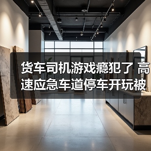 货车司机游戏瘾犯了 高速应急车道停车开玩被罚款(图2) 货车司机游戏瘾犯了 高速应急车道停车开玩被罚款(图2)