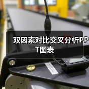 双因素对比交叉分析PPT图表（图3）