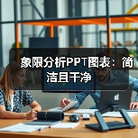 象限分析PPT图表:简洁且干净(图2) 象限分析PPT图表:简洁且干净(图2)