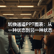 转换通道PPT图表：从一种状态到另一种状态（图4）