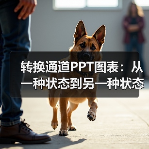 转换通道PPT图表：从一种状态到另一种状态（图2）