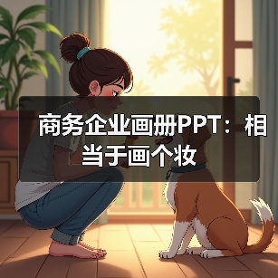 商务企业画册PPT:相当于画个妆(图1) 商务企业画册PPT:相当于画个妆(图1)