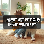 是用户留言PPT模板:也是用户调研PPT(图3) 是用户留言PPT模板:也是用户调研PPT(图3)