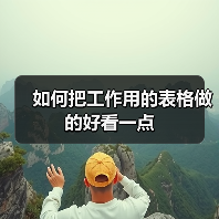 如何把工作用的表格做的好看一点（图3）