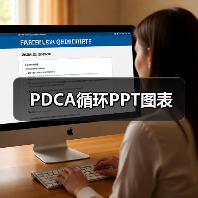 PDCA循环PPT图表（图4）
