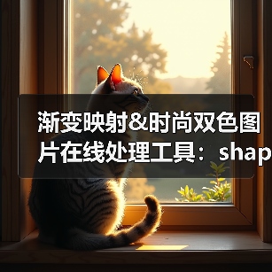 渐变映射&时尚双色图片在线处理工具：shapefactory（图3）