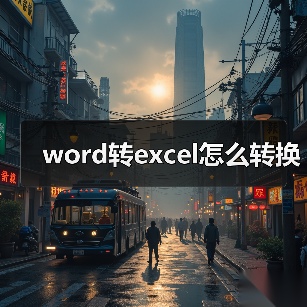 word转excel怎么转换(图1) word转excel怎么转换(图1)