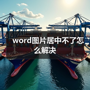 word图片居中不了怎么解决（图4）