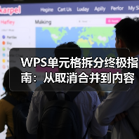 WPS单元格拆分终极指南:从取消合并到内容分列,掌握所有技巧(图2) WPS单元格拆分终极指南:从取消合并到内容分列,掌握所有技巧(图2)