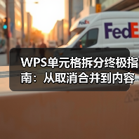 WPS单元格拆分终极指南:从取消合并到内容分列,掌握所有技巧(图3) WPS单元格拆分终极指南:从取消合并到内容分列,掌握所有技巧(图3)