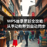 WPS目录更新全攻略:从手动刷新到自动同步,解决您的所有难题(图2) WPS目录更新全攻略:从手动刷新到自动同步,解决您的所有难题(图2)