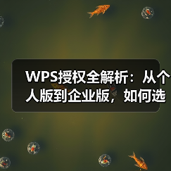WPS授权全解析:从个人版到企业版,如何选择与激活?(图1) WPS授权全解析:从个人版到企业版,如何选择与激活?(图1)